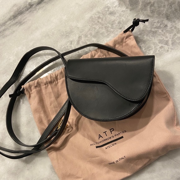 ATP Atelier Handbags - ATP TAVIANO BLACK BELT BAG